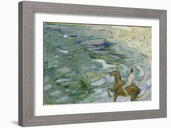 Reiter am Strand-Franz Marc-Framed Giclee Print