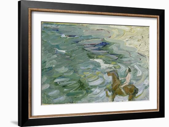 Reiter am Strand-Franz Marc-Framed Giclee Print