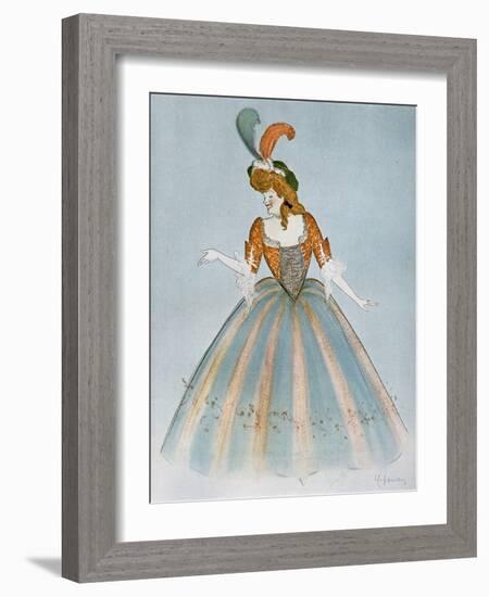 Rejane as La Montansier-Leonetto Cappiello-Framed Giclee Print