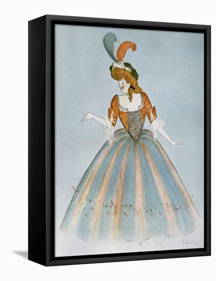 Rejane as La Montansier-Leonetto Cappiello-Framed Premier Image Canvas