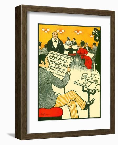 Reklame Plakater, c.1894-Paul Fischer-Framed Giclee Print
