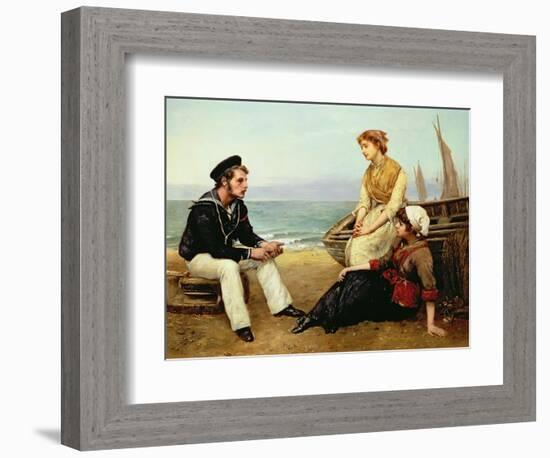 Relating His Adventures, 1881-William Oliver-Framed Giclee Print