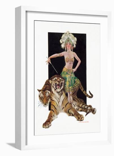 Relativity-F.x. Leyendecker-Framed Art Print