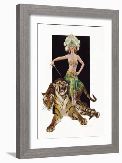 Relativity-F.x. Leyendecker-Framed Art Print