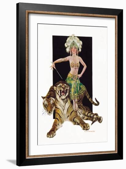 Relativity-F.x. Leyendecker-Framed Art Print