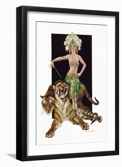 Relativity-F.x. Leyendecker-Framed Art Print