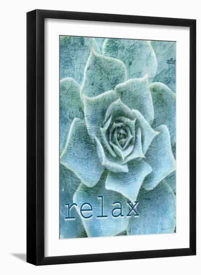 Relax and Breathe 1-Kimberly Allen-Framed Art Print