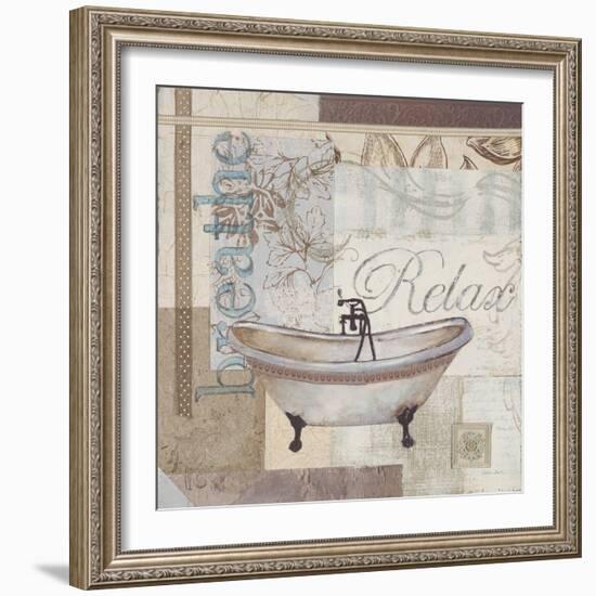 Relax and Breathe-Sandra Smith-Framed Art Print