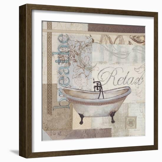 Relax and Breathe-Sandra Smith-Framed Art Print