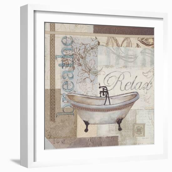 Relax and Breathe-Sandra Smith-Framed Art Print