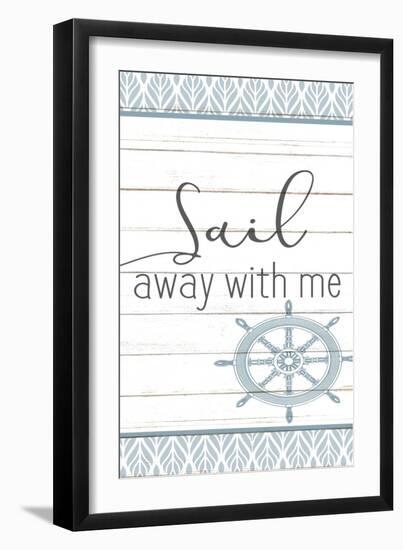 Relax and Sail 1-Kimberly Allen-Framed Premium Giclee Print