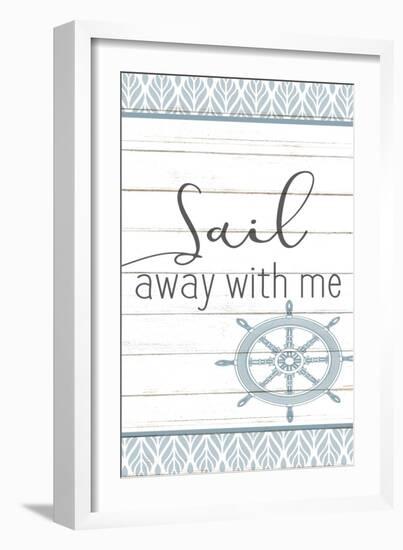 Relax and Sail 1-Kimberly Allen-Framed Premium Giclee Print