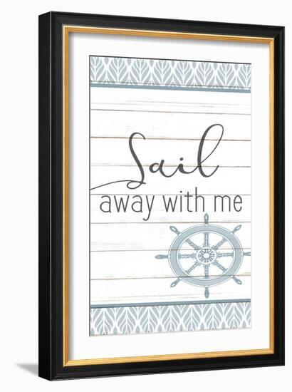 Relax and Sail 1-Kimberly Allen-Framed Premium Giclee Print