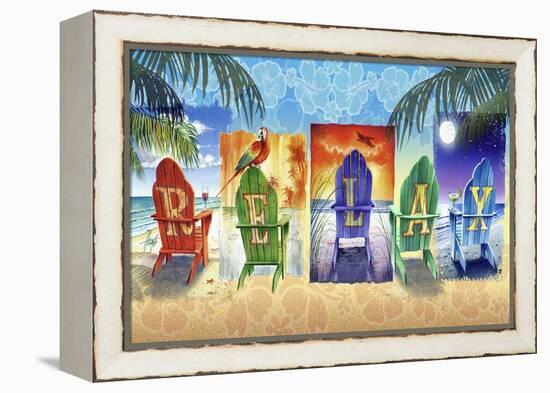 Relax Chairs-James Mazzotta-Framed Premier Image Canvas