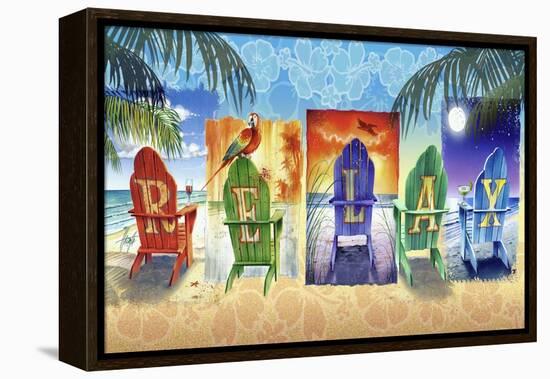 Relax Chairs-James Mazzotta-Framed Premier Image Canvas