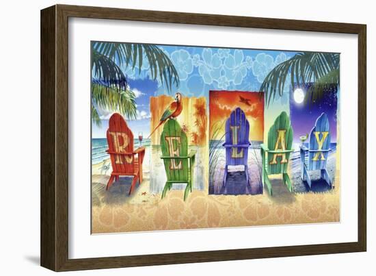 Relax Chairs-James Mazzotta-Framed Giclee Print