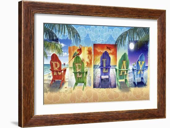 Relax Chairs-James Mazzotta-Framed Giclee Print