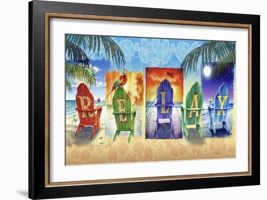 Relax Chairs-James Mazzotta-Framed Giclee Print