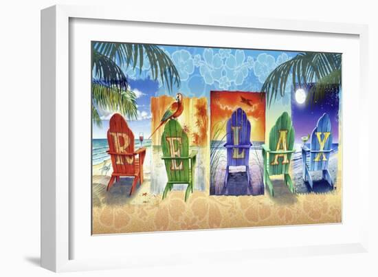 Relax Chairs-James Mazzotta-Framed Giclee Print