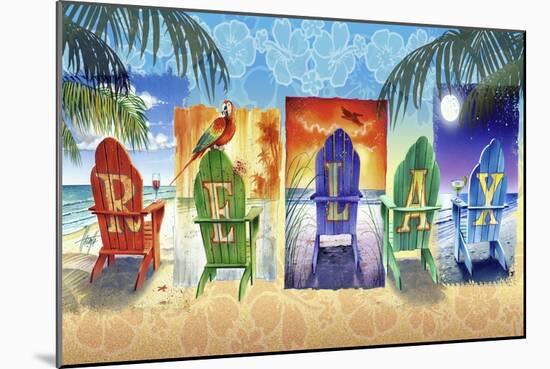Relax Chairs-James Mazzotta-Mounted Giclee Print