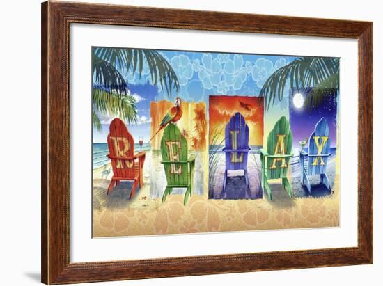 Relax Chairs-James Mazzotta-Framed Giclee Print