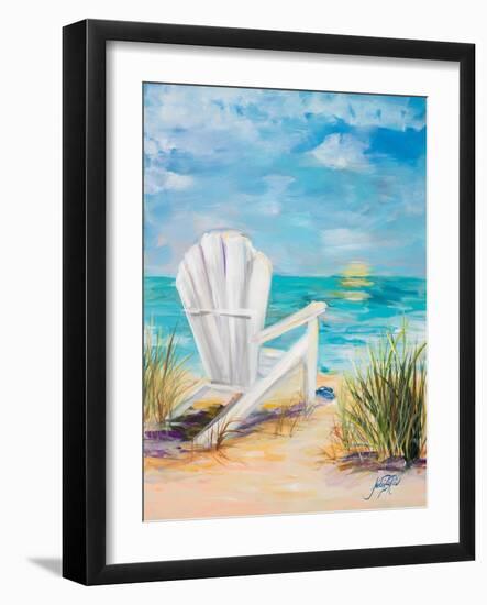 Relax in the Beach Breeze-Julie DeRice-Framed Art Print