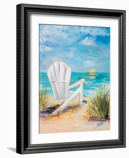 Relax in the Beach Breeze-Julie DeRice-Framed Art Print