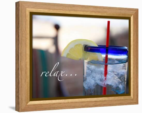 Relax: Lemonade-Nicole Katano-Framed Stretched Canvas