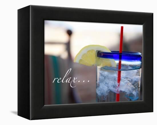 Relax: Lemonade-Nicole Katano-Framed Stretched Canvas