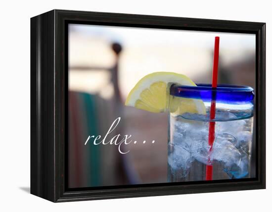 Relax: Lemonade-Nicole Katano-Framed Stretched Canvas