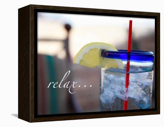 Relax: Lemonade-Nicole Katano-Framed Stretched Canvas