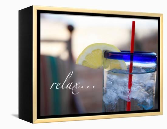 Relax: Lemonade-Nicole Katano-Framed Stretched Canvas