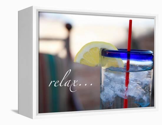 Relax: Lemonade-Nicole Katano-Framed Stretched Canvas