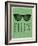 Relax Retro Sunglasses Art Poster Print-null-Framed Art Print