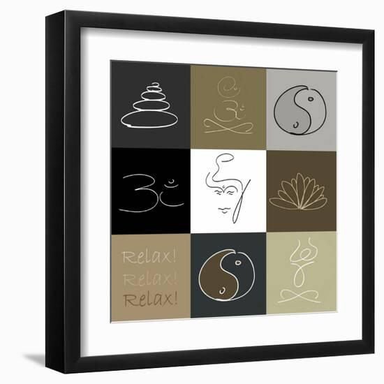 Relax!!!-Christine Ganz-Framed Art Print