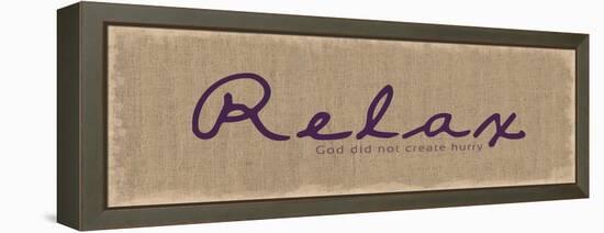 Relax-Lauren Gibbons-Framed Stretched Canvas