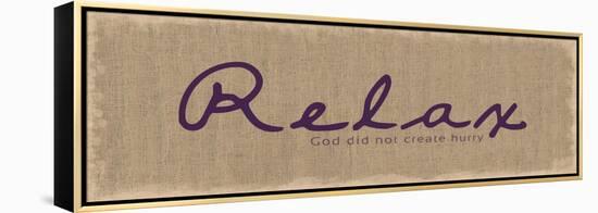 Relax-Lauren Gibbons-Framed Stretched Canvas