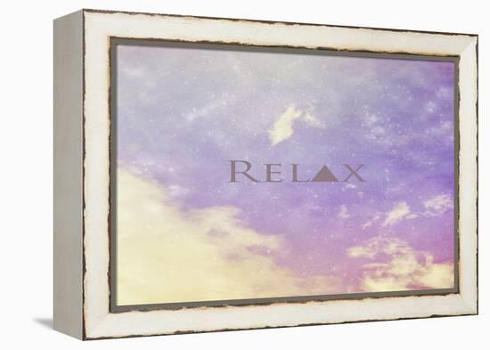 Relax-Vintage Skies-Framed Premier Image Canvas