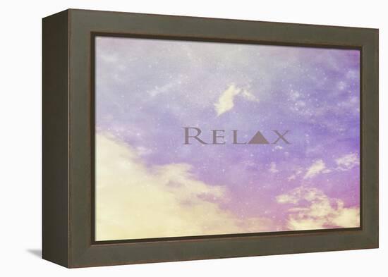 Relax-Vintage Skies-Framed Premier Image Canvas