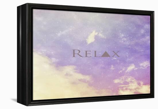 Relax-Vintage Skies-Framed Premier Image Canvas