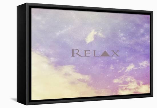 Relax-Vintage Skies-Framed Premier Image Canvas