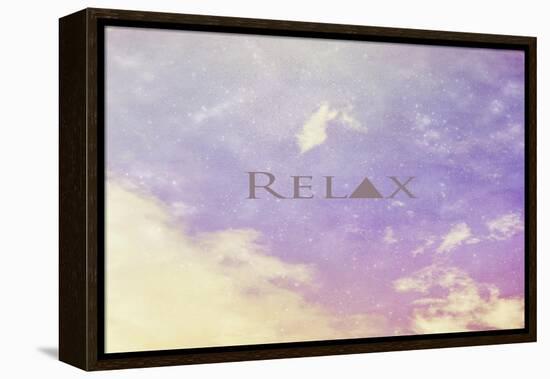 Relax-Vintage Skies-Framed Premier Image Canvas