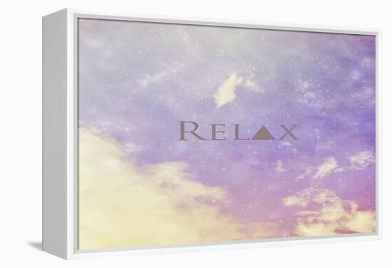 Relax-Vintage Skies-Framed Premier Image Canvas