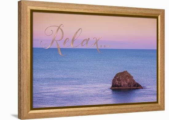 Relax-Tina Lavoie-Framed Premier Image Canvas