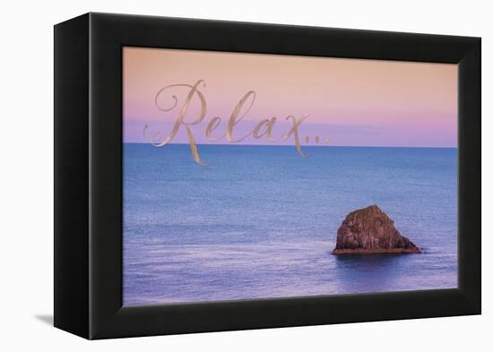 Relax-Tina Lavoie-Framed Premier Image Canvas