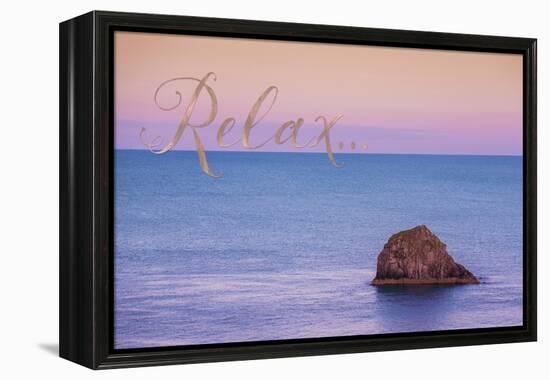 Relax-Tina Lavoie-Framed Premier Image Canvas