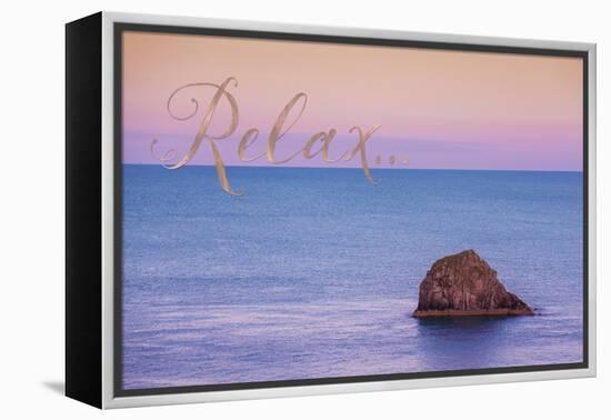 Relax-Tina Lavoie-Framed Premier Image Canvas