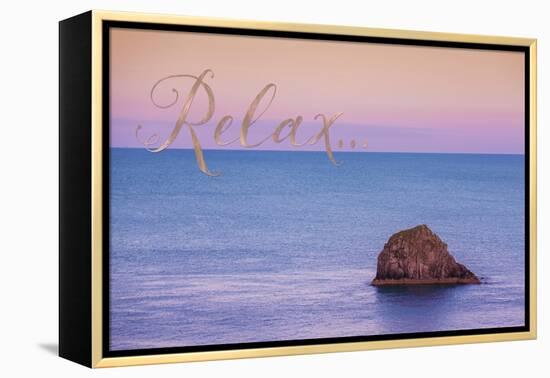 Relax-Tina Lavoie-Framed Premier Image Canvas