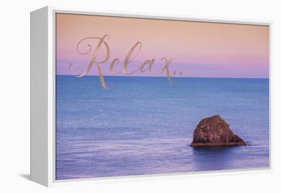 Relax-Tina Lavoie-Framed Premier Image Canvas