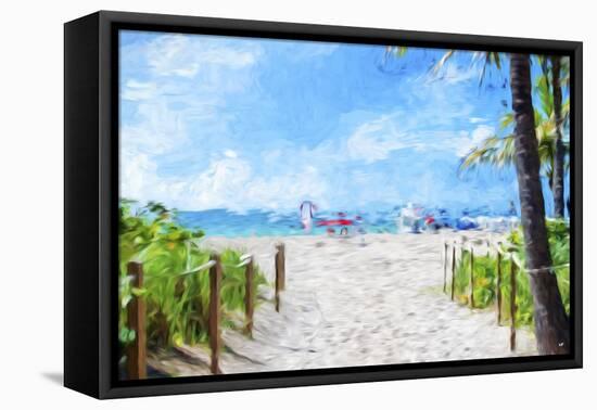 Relaxation - In the Style of Oil Painting-Philippe Hugonnard-Framed Premier Image Canvas
